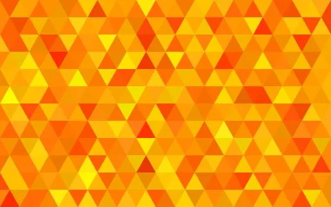 Dark Orange triangular low poly, Mosaic pattern Background, Vector illustrati 库存插图