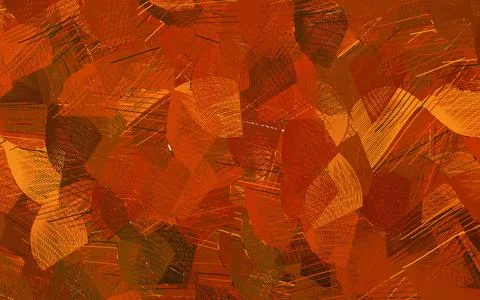 Dark Orange vector backdrop with memphis shapes. Stock Illustration