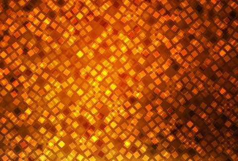 Dark Orange vector backdrop with rhombus. Stock Illustration