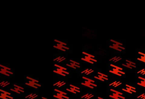 Dark Orange vector background with straight lines. 스톡 일러스트