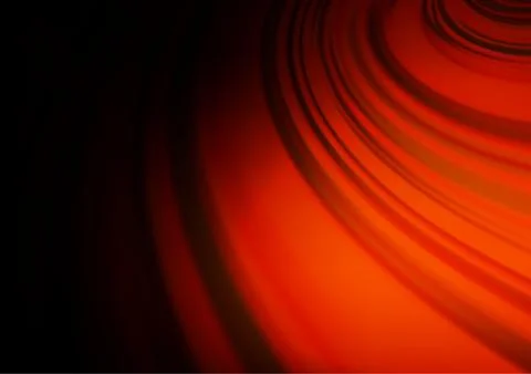 Dark Orange vector blurred bright pattern. Illustrazione stock