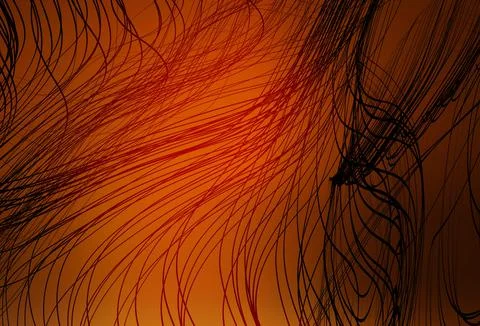 Dark Orange vector blurred pattern. Stock Illustration