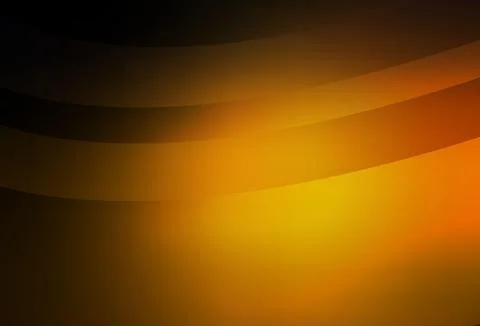 Dark Orange vector blurred shine abstract template. Illustrazione stock
