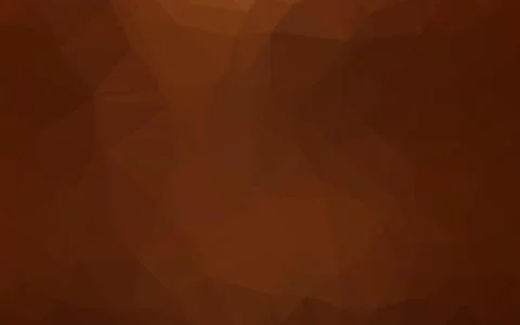 Dark Orange vector blurry triangle texture. Stock Illustration