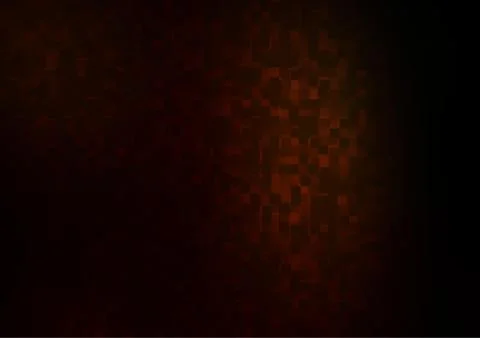 Dark Orange vector cover in polygonal style. Stock Illustration