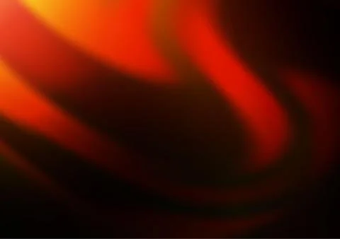 Dark Orange vector glossy bokeh pattern. Illustrazione stock