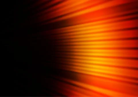 Dark Orange vector glossy bokeh pattern. Illustrazione stock
