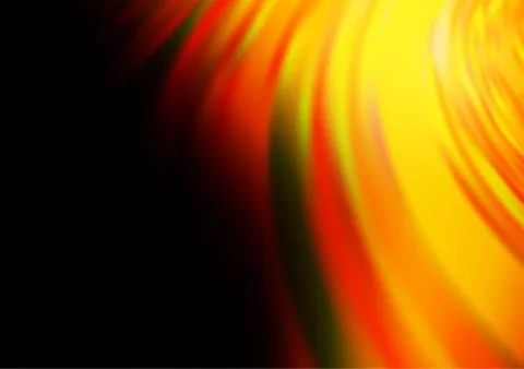 Dark Orange vector glossy bokeh pattern. Illustrazione stock