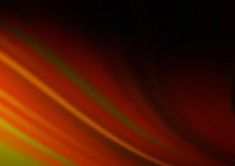 Dark Orange vector glossy bokeh pattern. Stock Illustration