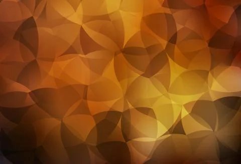 Dark Orange vector gradient triangles pattern. Stock Illustration