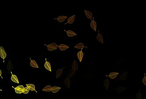 Dark Orange vector hand painted pattern. Stock Illustration