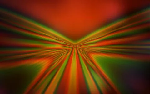 Dark Orange vector layout with bent lines. Stock Illustration