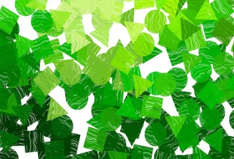 Dark  orange vector layout with circles, lines, rectangles. Stock Illustration