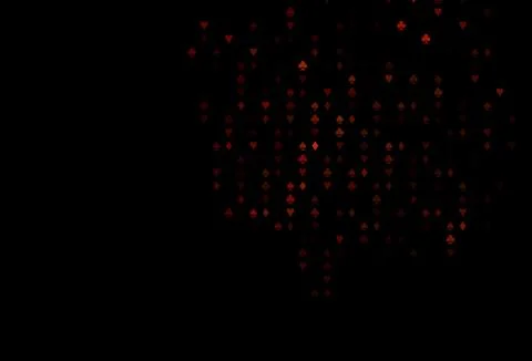 Dark Orange vector layout with elements of cards. Stock Illustration