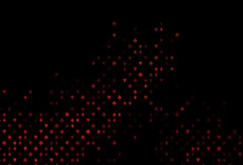 Dark Orange vector layout with elements of cards. 스톡 일러스트