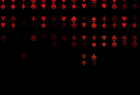 Dark Orange vector layout with elements of cards. Illustrazione stock