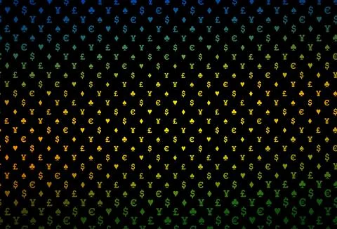 Dark orange vector layout with elements of cards. Stockillustratie