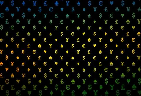 Dark orange vector layout with elements of cards. Ilustración de archivo