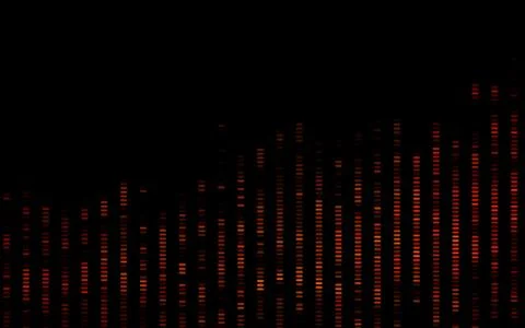 Dark Orange vector layout with flat lines. Stock Illustration
