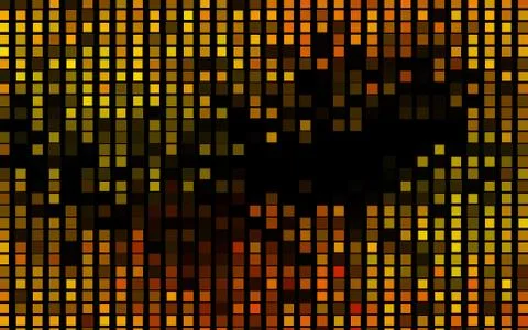 Dark Orange vector layout with lines, rectangles. Illustrazione stock