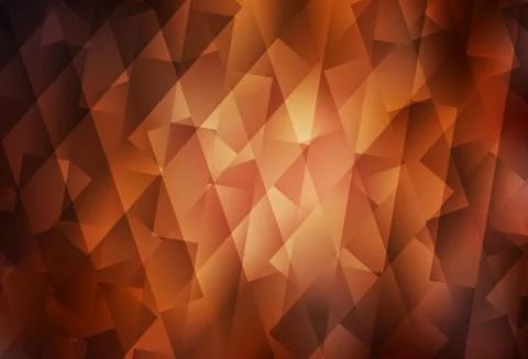 Dark Orange vector layout with lines, rectangles. Illustrazione stock