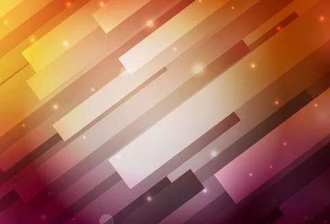 Dark Orange vector layout with lines, rectangles. 스톡 일러스트
