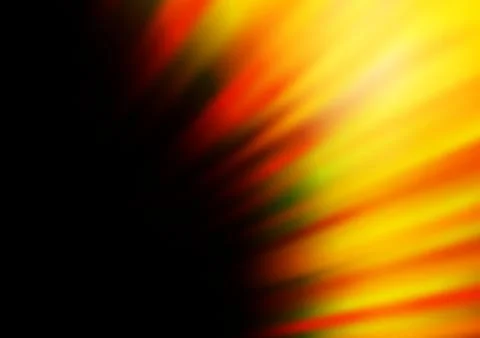 Dark Orange vector modern bokeh pattern. Stock Illustration