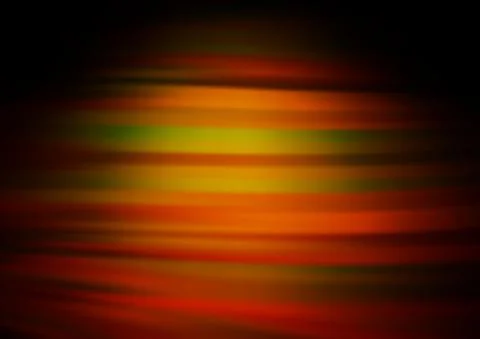 Dark Orange vector pattern with bent ribbons. Stock Illustration