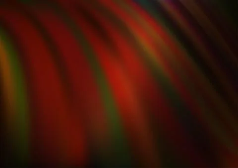 Dark Orange vector pattern with bubble shapes. Stock Illustration