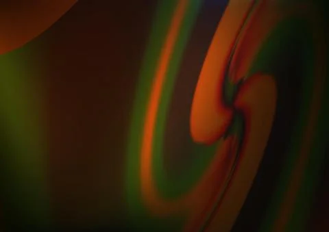 Dark Orange vector pattern with bubble shapes. Stockillustratie