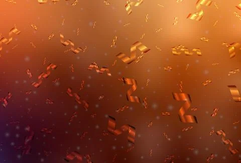 Dark Orange vector pattern in Christmas style. Stock Illustration