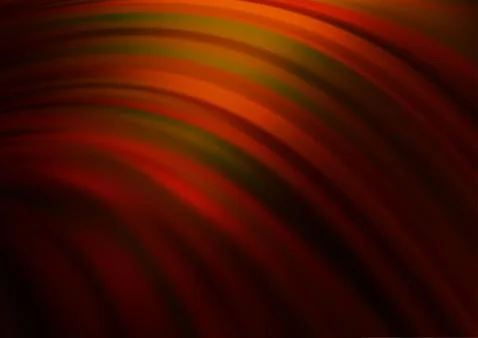 Dark Orange vector pattern with lamp shapes. Stock Illustration