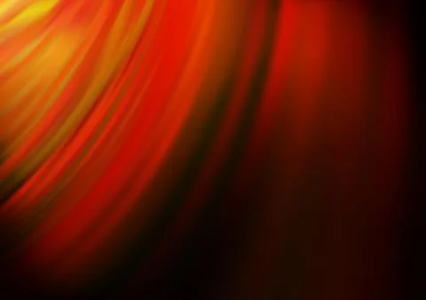 Dark Orange vector pattern with lava shapes. Stock Illustration