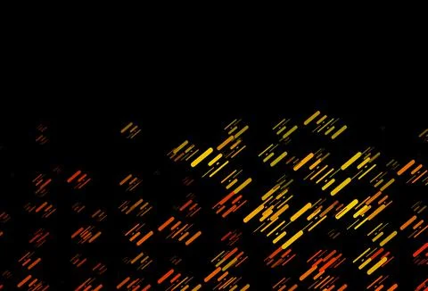 Dark Orange vector pattern with narrow lines. Stock Illustration