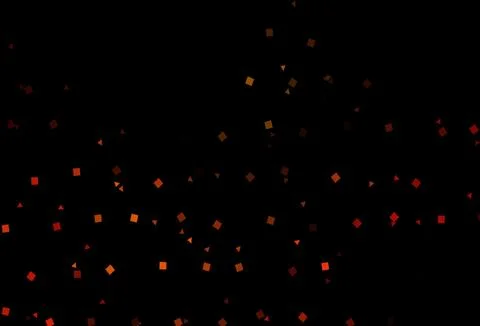 Dark Orange vector pattern in polygonal style with circles. 스톡 일러스트