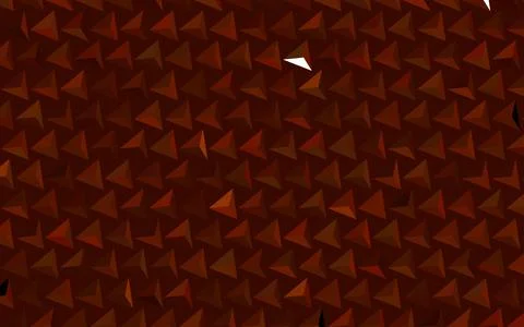 Dark Orange vector pattern with polygonal style. Stock Illustration