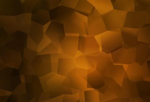 Dark Orange vector pattern with random forms. Illustrazione stock