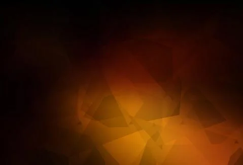 Dark Orange vector pattern with random polygonals. Stock Illustration