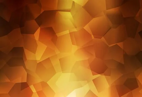 Dark Orange vector pattern with random forms. Illustrazione stock