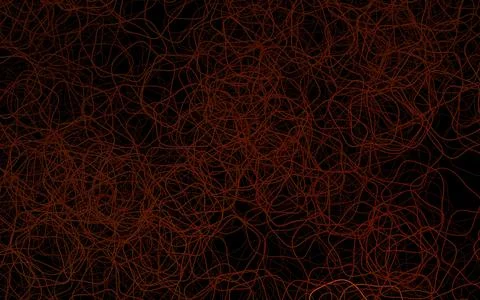 Dark Orange vector pattern with random forms. Stockillustratie