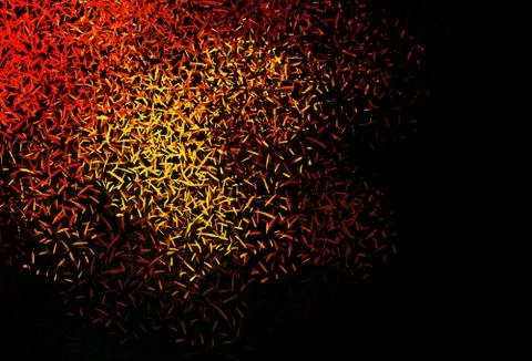 Dark Orange vector pattern with sharp lines. Illustrazione stock