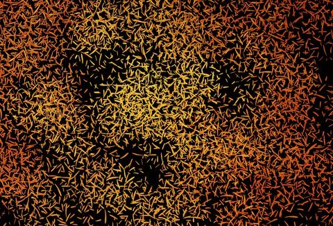 Dark Orange vector pattern with sharp lines. Illustrazione stock