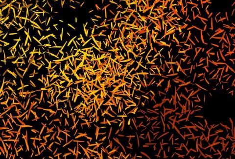 Dark Orange vector pattern with sharp lines. Illustrazione stock