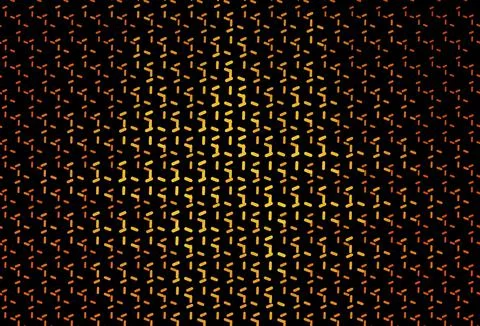Dark Orange vector pattern with sharp lines. Stock Illustration
