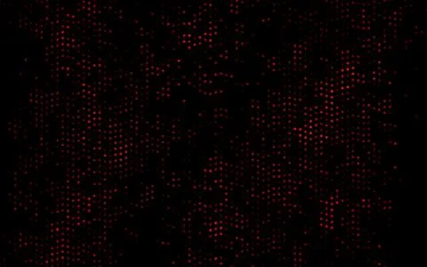 Dark Orange vector pattern with spheres. Stock Illustration