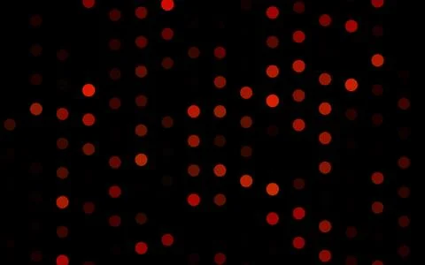 Dark Orange vector pattern with spheres. Stock Illustration