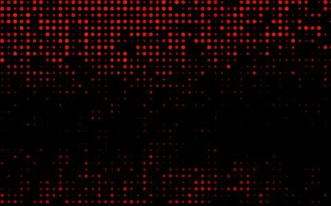 Dark Orange vector pattern with spheres. Stock Illustration