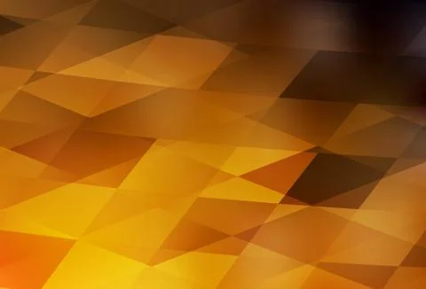 Dark Orange vector pattern in square style. Stock Illustration