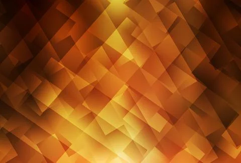 Dark Orange vector pattern in square style. Illustrazione stock