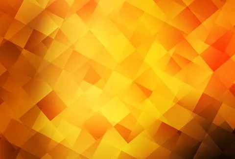 Dark Orange vector pattern in square style. Stock-Illustration